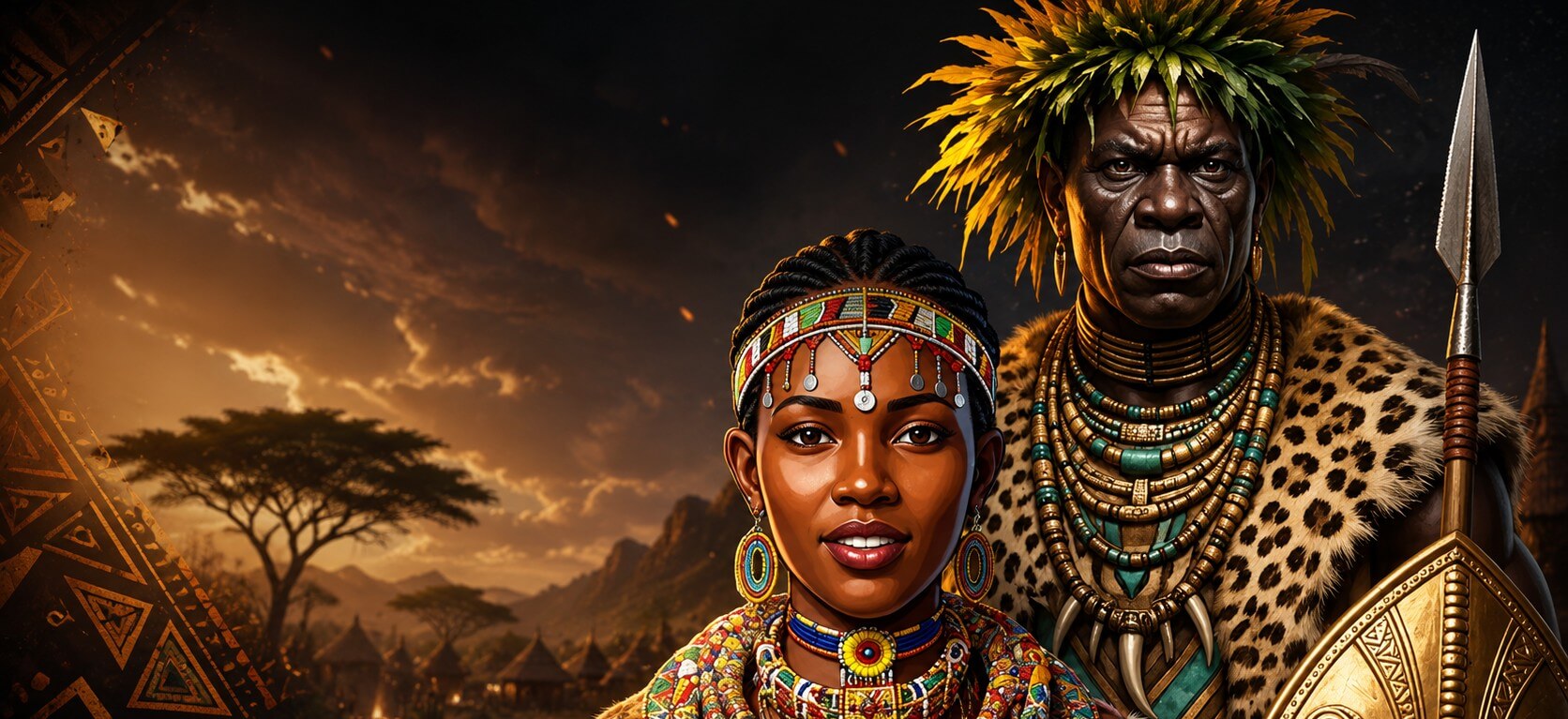 AFRICA TRADITIONAL REGALIA